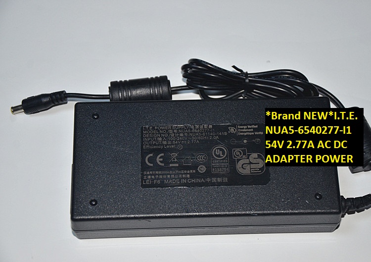 *Brand NEW* I.T.E.54V 2.77A AC100-240V NUA5-61540-141S NUA5-6540277-I1 AC DC ADAPTER POWER SUPPLY *Brand NEW* I.T.E.54V 2.77A AC100-240V NUA5-61540-141S NUA5-6540277-I1 AC DC ADAPTER POWER SUPPLY